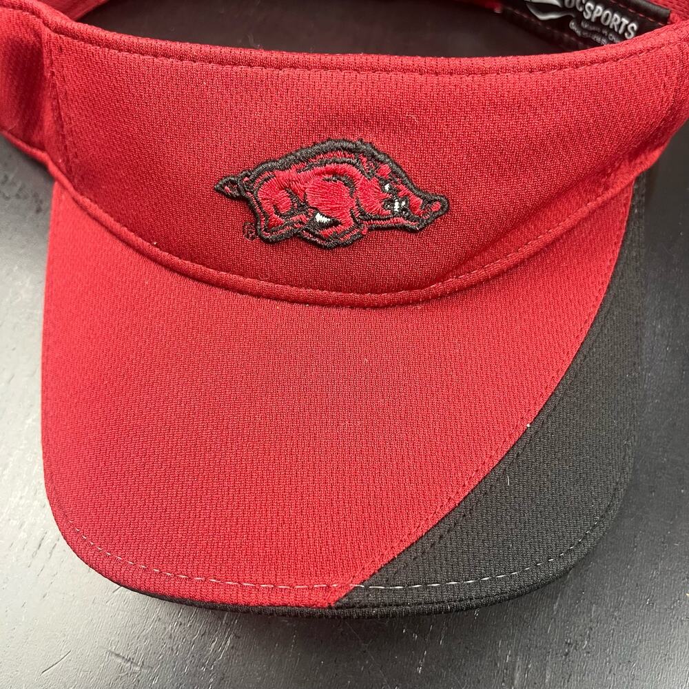 Arkansas Razorbacks Visor College Sports One Size - Picture 4 of 7